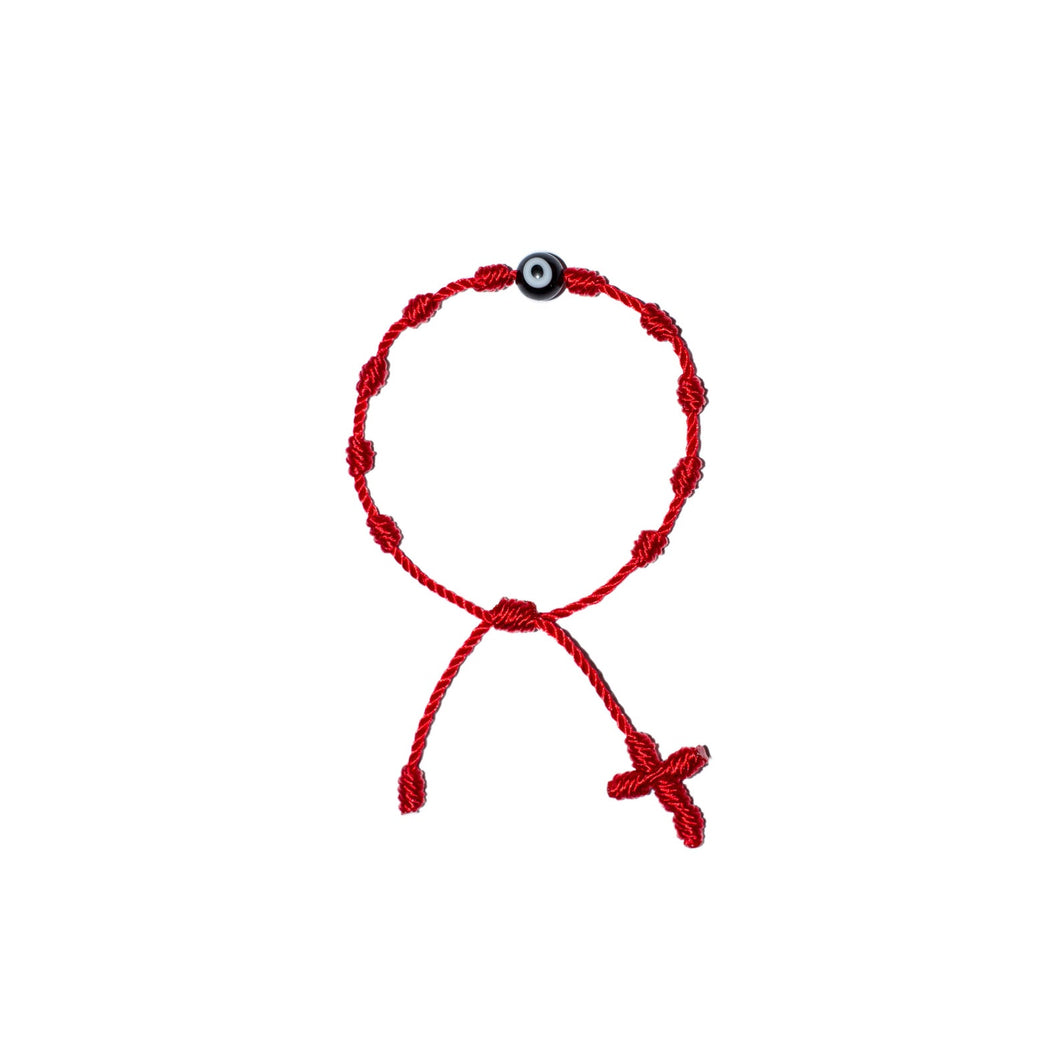 Black Evil Eye Baby Rosary Bracelet