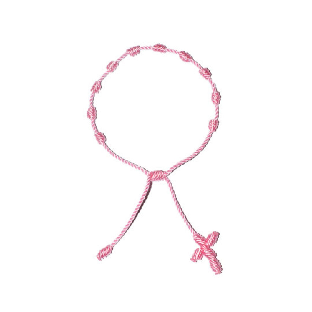 Set of 2: Rosary Bracelet (Pink String) – Uncommon Empire