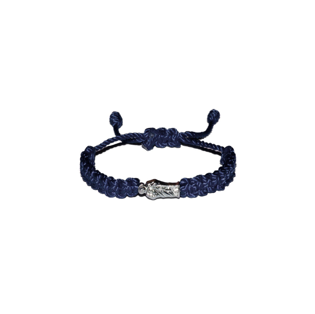 St. Jude Macrame Baby Bracelet (Navy String)