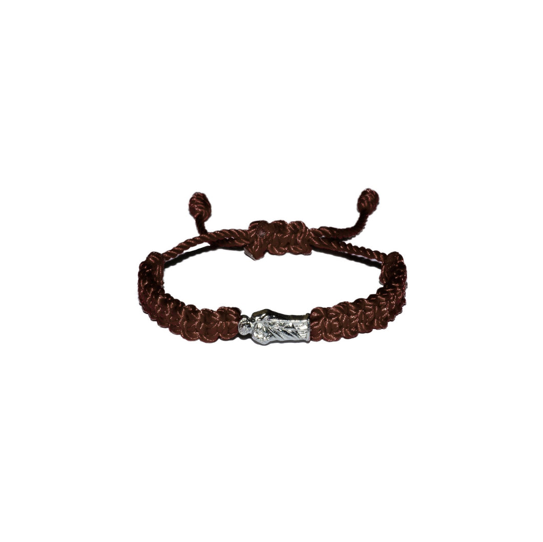 St. Jude Macrame Baby Bracelet (Brown String)