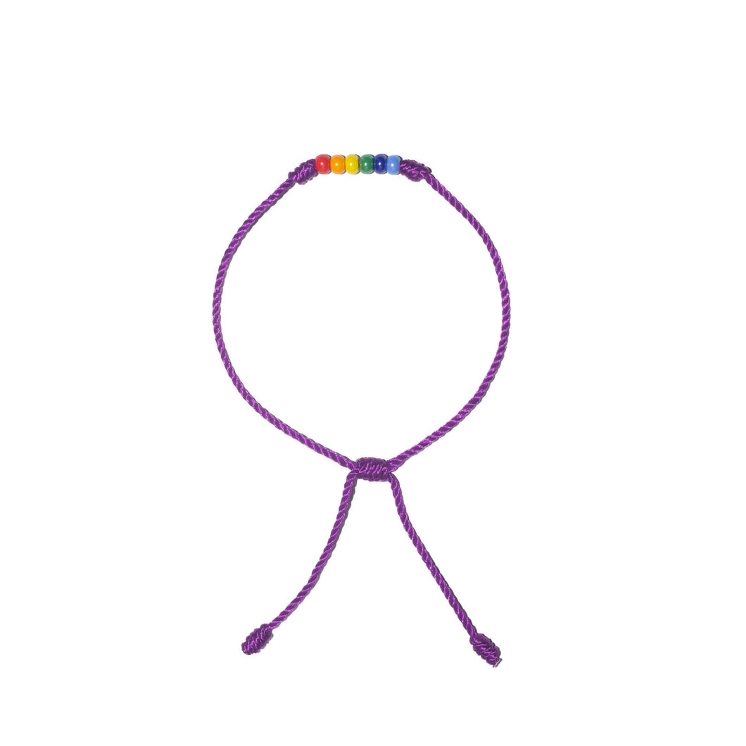 Pride Bracelet (Purple String)