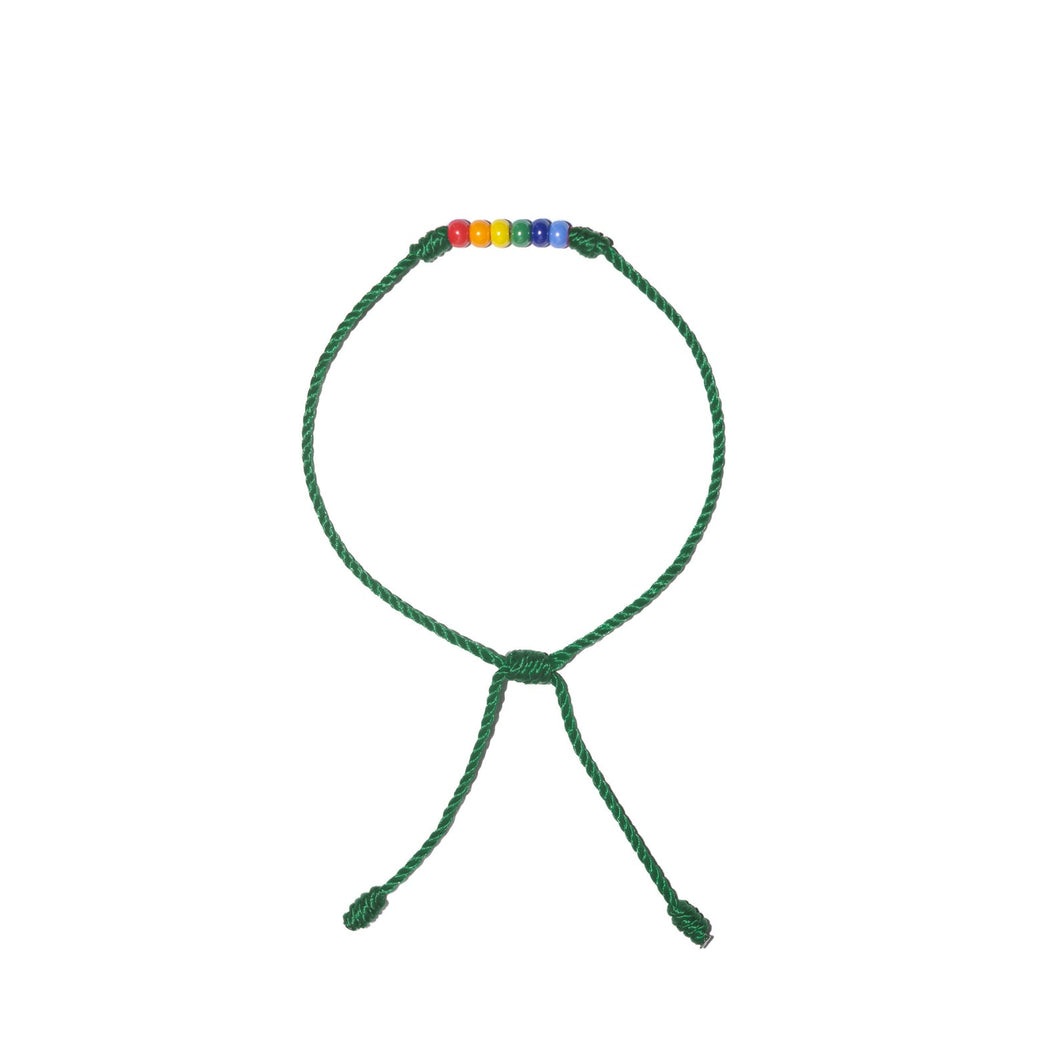 Pride Bracelet (Green String)