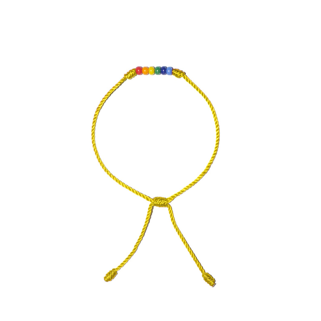 Pride Bracelet (Yellow String)